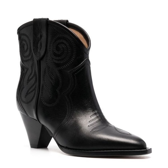 ISABEL MARANT Darizo Mid-Heel Ankle Boots Size 41 - Picture 5 of 16